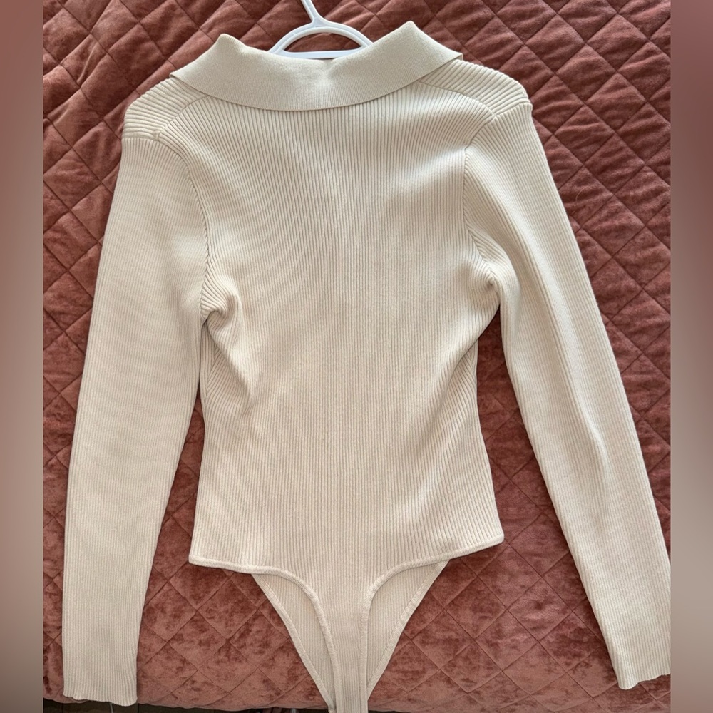 Missguided Collared Button Down Body Suit - image 3